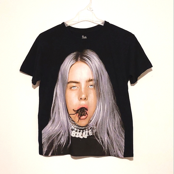Tops - 2016 Billie Eilish Unisex Black Short Sleeved Graphic T-shirt VGUC Size XS